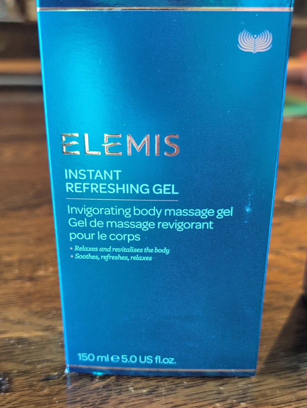 ELEMIS Instant Refreshing Gel - Teal Blue Packaging